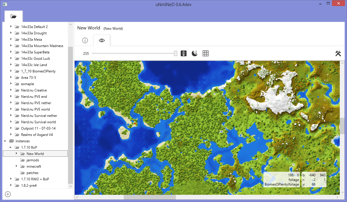 UNmINeD - 2D mapper - Minecraft Tools - Mapping and 